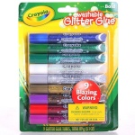 Crayola sädelev liim Washable Glitter Glue 9tk