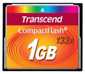 Transcend mälukaart Compact Flash 1GB 133x