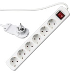 REV pikendusjuhe Multiple Socket Smart 6-fold 2m valge