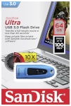 Sandisk mälupulk Ultra USB 3.0 64GB SDCZ48-064G-U46B, sinine