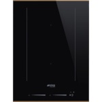 SMEG pliidiplaat SIM6323R Dolce Stil Novo, 2 x multi induktsioon, 38cm, lõigatud, must/vask