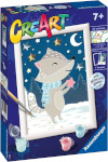 Ravensburger maalimiskomplekt CreArt Classic Badger among the stars