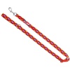 Dingo jalutusrihm Winnetou Adjustable Dog Leash Made Of Polypropylene Tape, 2x120-220cm, punane