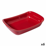 Pyrex ahjuvorm Supreme Ristkülikukujuline punane 30,2x20x7,4cm Keraamiline (6tk)