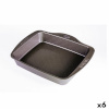 Pyrex ahjuvorm Asimetria Ristkülikukujuline Metall 6tk 40x31cm