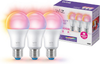 WiZ lambipirn Smart Lamp, E27, A60, RGB, Wi-Fi, 2200-6500 K, 806 lm, matt, 3tk