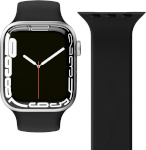 Vonmählen kellarihm Solo Loop, Apple Watch 38/40/41, S-suurus, must