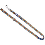 Dingo jalutusrihm Winnetou Adjustable Dog Leash Made Of Polypropylene Tape, 2,5x120-220cm, sinine