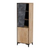 Cama Meble riiul 2D Bookcase OVO 50x38xH182,5 oak/concrete