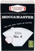 Moccamaster filterpaber 1x4, 100 tk.