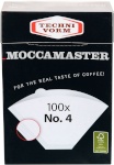 Moccamaster filterpaber 1x4, 100 tk.