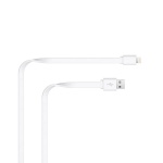 Just Wireless Apple Lightning - USB kaabel, valge 2m