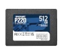 Patriot kõvaketas SSD 512GB P220 550/500 MB/s SATA 3 2.5" inches