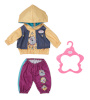 Zapf mängunukk Baby Born Outfit with Hoody 43cm 832615