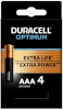 Duracell patarei Optimum AAA LR3 Blister 4tk