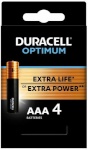 Duracell patarei Optimum AAA LR3 Blister 4tk