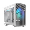 Fractal Design korpus Torrent Nano RGB valge TG clear tint Side window, valge TG clear tint, Power supply included No