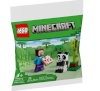 LEGO klotsid 30672 Minecraft Steve mit Baby-Panda