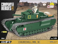 Cobi klotsid COH3 Churchill MK.III 654 klocków