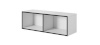 Cama Meble riiul open storage cabinet ROCO RO2 112/37/37 valge/must