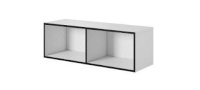 Cama Meble riiul open storage cabinet ROCO RO2 112/37/37 valge/must