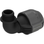 Gardena ühendusliitmik vihmutitele 02781-20 Sprinkler System L-Piece 25mm > 3/4", must/hall