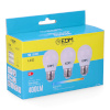 EDM Pack of 3 LED bulbs G 5 W E27 400 lm Ø 4,5x8cm (6400 K)