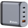 Verbatim laadija GNC-140 GaN Charg. 140W 3xUSB-C PD, 1xUSB-A QC 3.0 32203