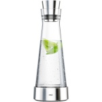 Emsa karahvin 514233 Flow Slim Glass Cooling Carafe 1,0L, roostevaba teras