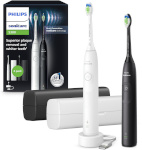 Philipsi elektriline hambahari HX7109/01 Sonicare Series 5300 Electric Toothbrush, Duo, valge/must