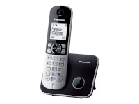 Panasonic lauatelefon KX-TG6811 DECT telephone Caller ID Juodas |