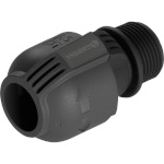 Gardena ühendusliitmik 02763-20 Sprinkler System Connector 25mm > 1", must/hall