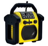 Adler raadio | Construction Radio with Bluetooth | AD 1911 | AUX in | must/kollane