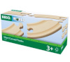 BRIO rongirada Short Curved Tracks, 33337