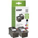 KMP tindikassett Canon PG-560XL / CL-561XL 2-Pack refilled remanufactured