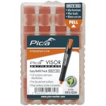 Pica marker VISOR permanent replacement refills fluo-oranž