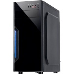 Inter-Tech B-42 must Midi Tower, ATX, 2xUSB2.0, Blue LED strip, PSU optional