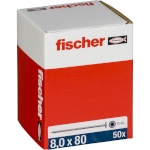 Fischer kruvide komplekt PowerFast II 8,0x80 TK TX TG blvz 50