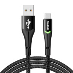 Mcdodo laadimiskaabel USB to USB-C Magnificence CA-7960 LED cable, 1m (must)