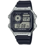 Casio meeste kell ILLUMINATOR WORLDTIME must hall (Ø 40 mm)