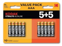 Kodak patarei XTRALIFE Alkaline AAA Battery 10 (5+5 pack)