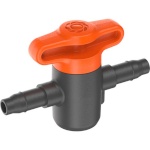 Gardena sulgurventiil 13217-20 Drip System Shut-Off Valve 4.6mm (3/16"), hall/oranž