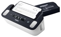 Omron vererõhuaparaat HEM-7530T-E3 Complete Blood Pressure Monitor and ECG Monitoring, valge/must