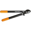 Fiskars oksakäärid L71 PowerGear II Anvil Geared Lopper, must/oranž