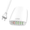 Ldnio seinalaadija A6573C EU 5USB, USB-C 65W + Power cord