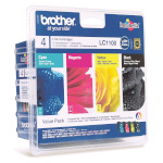 Brother tindikassett LC1100 Multipack (CMYBK)