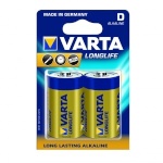 Varta patarei Alkaline R20 2 tk. longlife