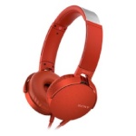 Sony kõrvaklapid MDR-XB550AP punane