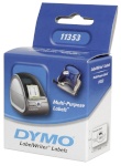 Dymo etikett Multipurpose Labels 25 x 13mm valge 1000tk 11353