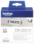 Brother etiketid DK-22212 Continuous White Film Tape 62mm x 15.24m